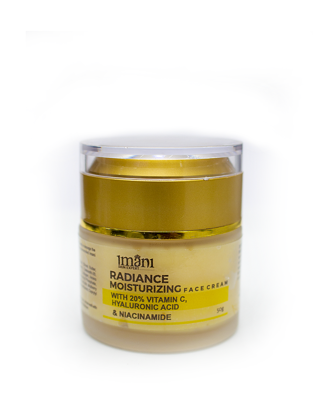 Buy Radiance Moisturizing Face Cream Online. Enjoy safe shopping online with our ecommerce. ✓ Best Price in Nigeria ✓ Fast Delivery & Express delivery Available. Also available at the Lagos and Abuja offices of Imani Aesthetic and Laser Clinic